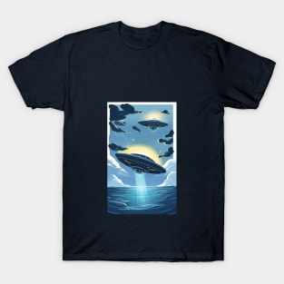 UFO over Sea T-Shirt